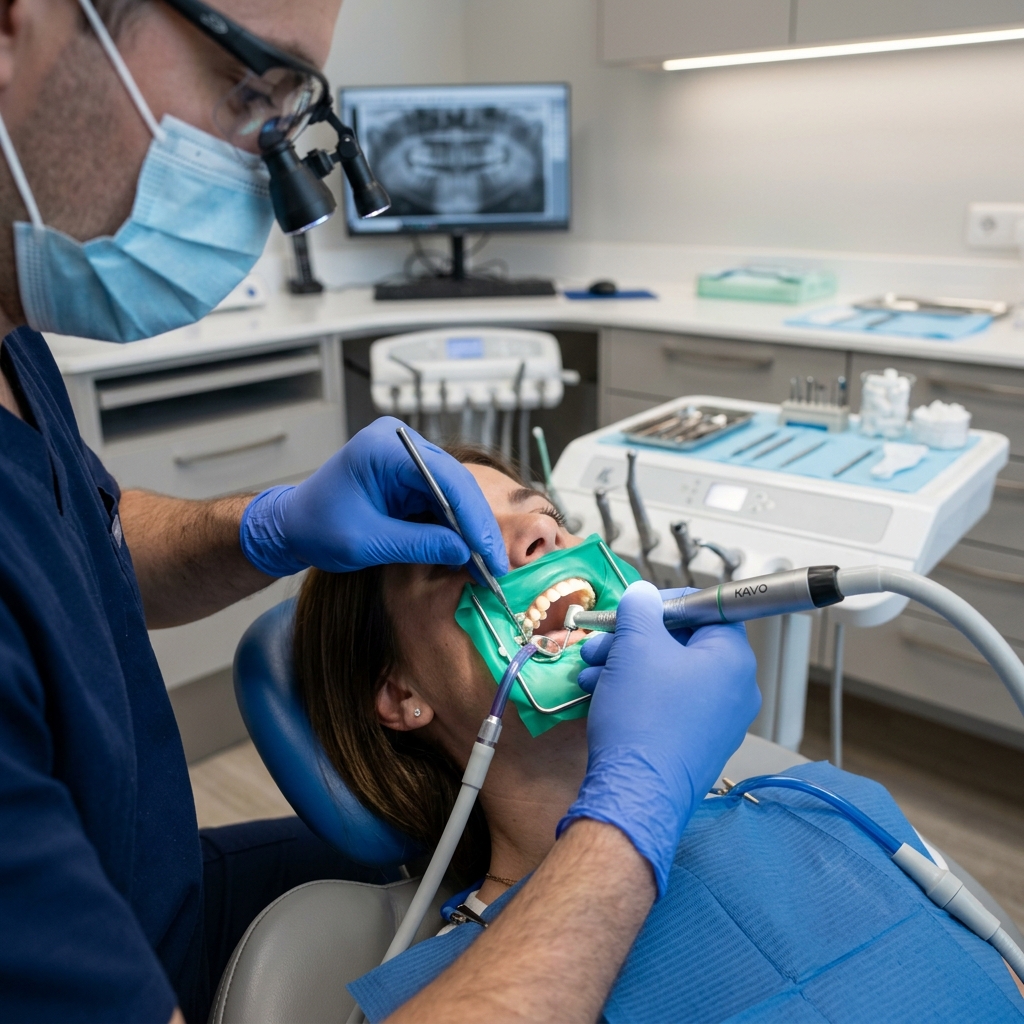 Professional dental procedure